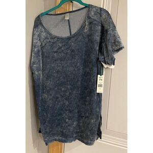 Green tea Womens Crushed Velvet Blue xL